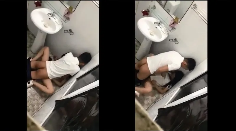 Người tình say xỉn và em người yêu trong phòng tắm nhà hàng